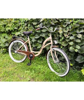 MATEO ECO RETRO BICYKEL 26" KRÉMOVÝ 2024